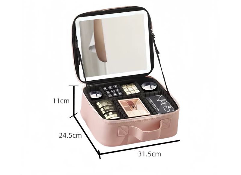 Led гэрэлтэй Make up цүнх /ягаан/